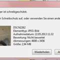 Schreibschutz von micro SD aufheben.