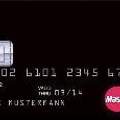 Schwarze Mastercard - Bank