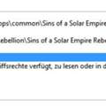 Sins of a Solar Empire Start-Up Blackscreen