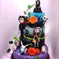 Tim burtons birthday cake