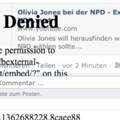 Was bedeutet "Access Denied" bei Facebook Posts