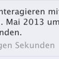Was hat das zu bedeuten. Vor allem warum? facbook