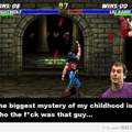 Wer ist der Typ der bei Mortal Kombat auf dem N64 in den Bildschirm kuckte...