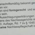 Wer kann mir sagen was dieses Schreiben bedeutet ?