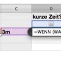 Wie funktioniert der Boolesche Wert bei Numbers mit WAHR? Problem in Tabelle