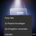 Wie kann ich mit dem Mobistel Cynus T1 Lieder via Bluetooth versenden? o.o