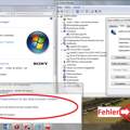 Windows 7 Auswahl-Feld dauerhaft eingeblendet