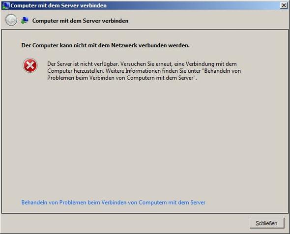 Windows Home Server 2011 - Connector-Software geht nicht ! (Homeserver ...