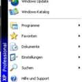 Windows XP Startlmenü wird nicht richtig angezeigt