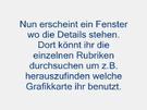 Hardware Details rausfinden.