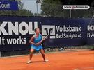 Profi Matchaction: Tennis Vorhand "gegrätscht"