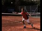 Tennis Trickschlag in Superzeitlupe