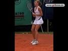 Tennis Rückhand aus Lauf - Highspeed - Profi Matchaction