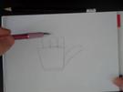 Eine Hand zeichnen