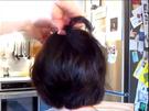 Flechtfrisur für kurze Haare