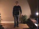 Hackysack über die andere Schulter