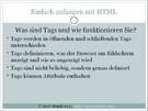 Theoretische Einführung in HTML