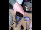 Osterlamm backen aus Schokoteig