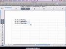 Automatisch Wochentage in Excel einfügen
