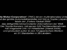 Referat - am Beispiel des Autobauers Toyota