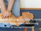 Reanimation / Herz-Lungen-Wiederbelebung ohne Hilfsmittel (nach ERC 2010 Richtlinien)