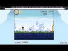 Angry Birds fliegen auf dem Desktop