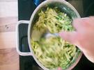 Trennkost-Rezept: Spaghetti an Zucchini-Gorgonzolasoße & Pfifferlingen – Kohlenhydrate Mahlzeit
