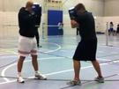Boxschlag blocken und kontern