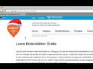 Leere Notenlinien drucken