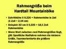 Die richtige Größe beim Fahrrad ermitteln
