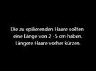 Epilieren für Anfänger