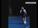 Tennis Trickschlag über Schulter! Was ist das und wie geht der?