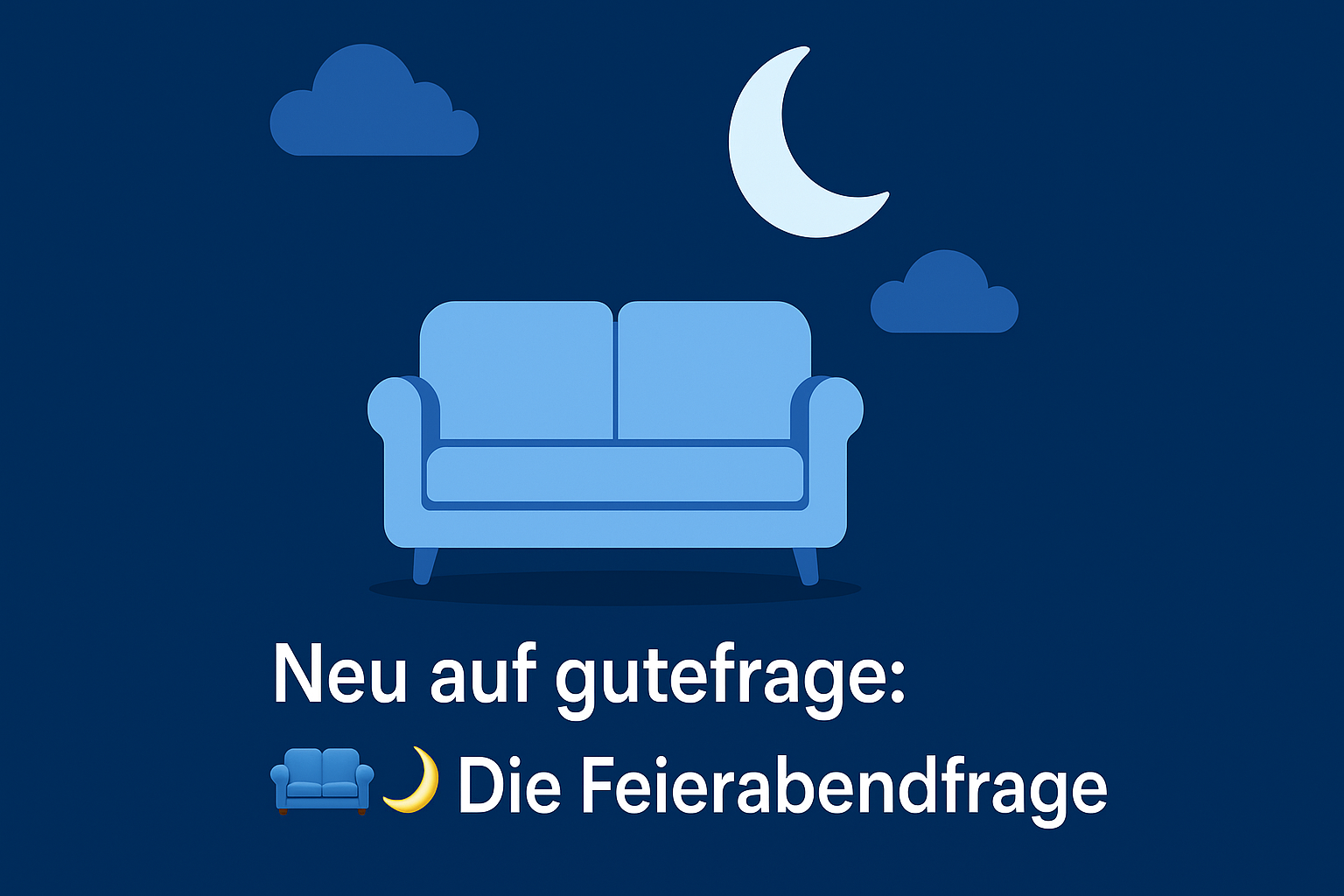 KI generiertes Bild zur Feierabendfrage