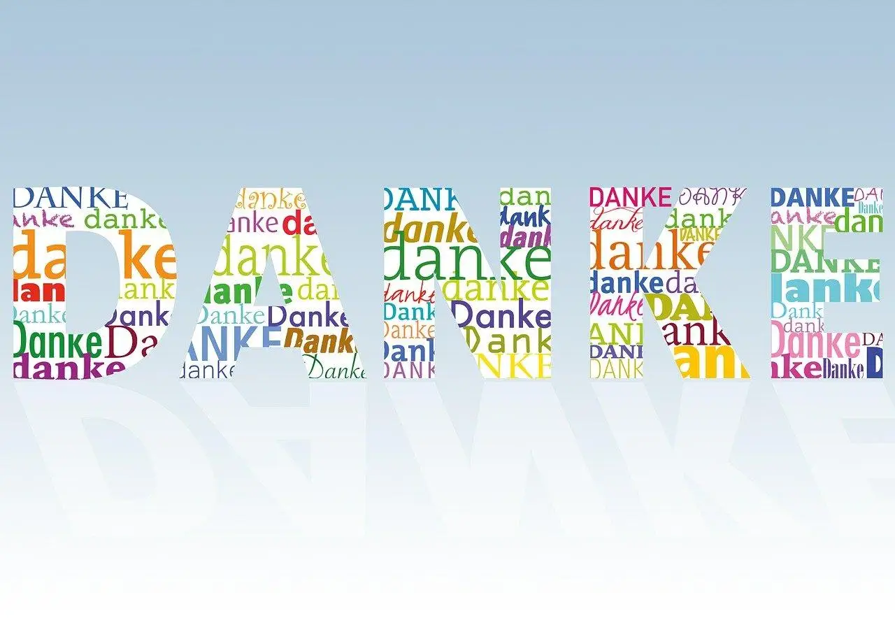 Dankeschriftzug