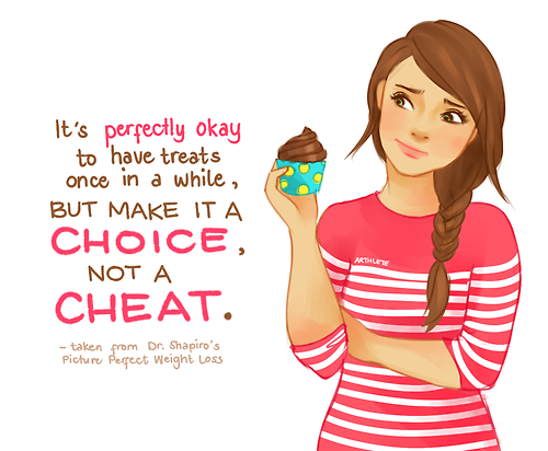 It must be a choice not a cheat! - (essen, abnehmen)