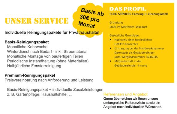 Euro Services Catering & Cleaning GmbH - (Wohnung, Winterdienst, eigentuemerversammlung)
