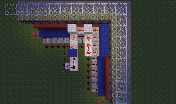 Sicht von Oben - (Minecraft, Piston, GanjaCraft)