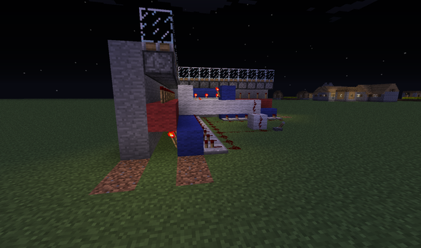 Sicht von Links - (Minecraft, Piston, GanjaCraft)