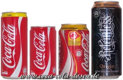 Ccoa-Cola Dosen, Sleek & Wiederverschließbar - (Ernährung, Getränke, Cola)