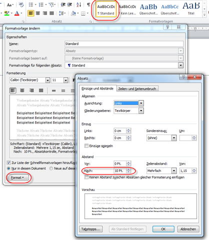 Word 2013 - Wie Zeilenabstand einstellen