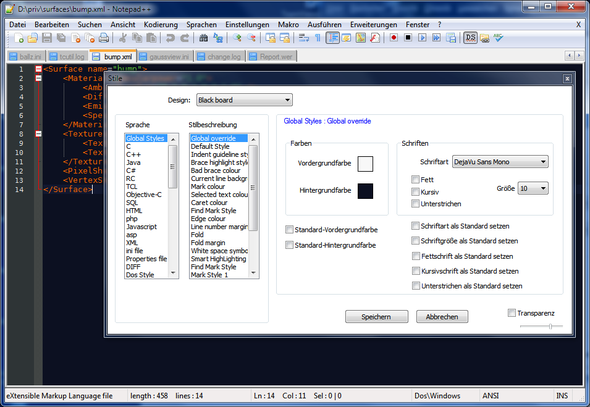 Notepad Hintergrund Schwarz Machen Computer Programmieren Stil