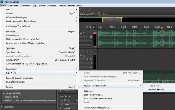 Audition CS6 - (Adobe, Audiobearbeitung)