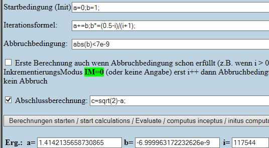 A) Taylor-Reihe langsam - (Mathematik, Algorithmus, Quadratwurzel)