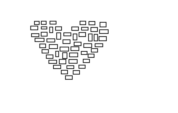 Fotos Zum Herz Formen Und An Wand Anbringen Foto Fotowand