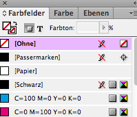 Farbfeld - (Text, Adobe, inDesign)