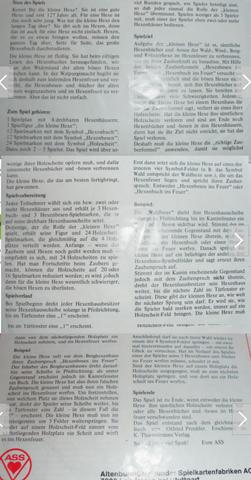 komplette spielanleitung kleine HExe vom ASS verlag - (Freizeit, Spiele, Spielanleitung)