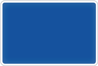 Leeres Blaues Straßenschild - (Straßenverkehr, Verkehrsrecht, Schild)