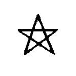 . Es ist das Standart-Symbol gegen alle Arten von magischer Energie. - (Angst, Geister, Panik)