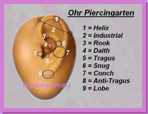 Wie viel kostet es, sich einen Ohrpiercing stechen zu lassen? (Piercing ...