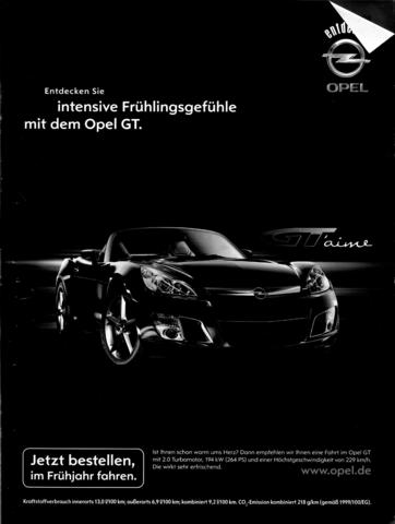 Opel-Anzeige - (Schule, Psychologie, Referat)